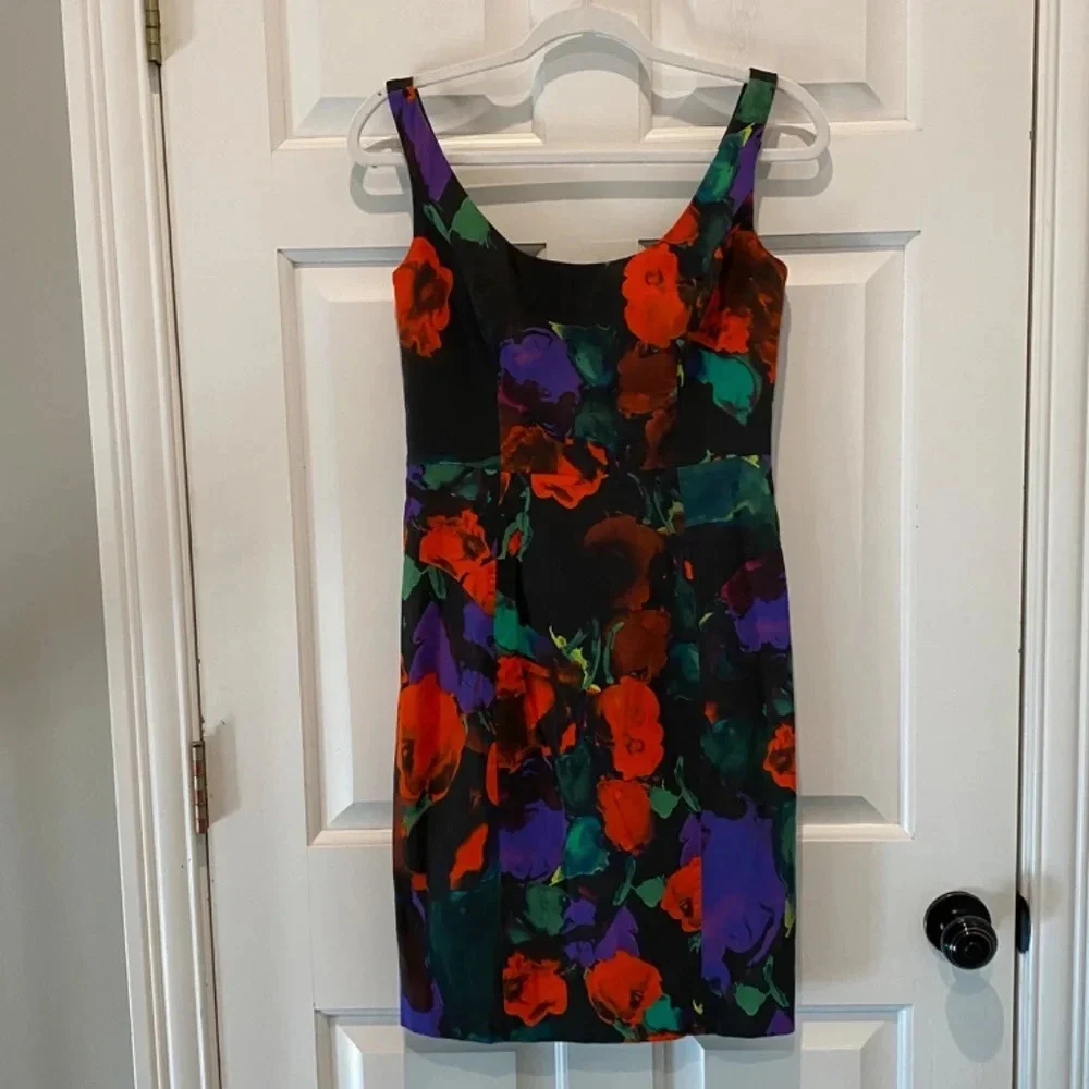 Milly Sophia abstract floral sheath dress Multicolored 16659